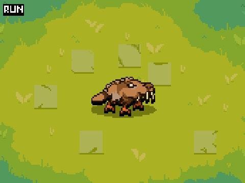 Pixel art character artwork: Enemy Character Design C