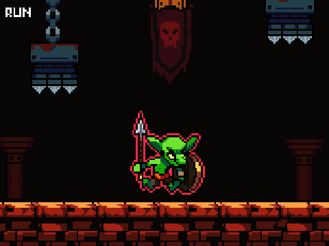 Pixel art character artwork: Goblin Character Design